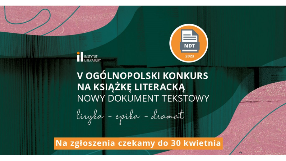 Konkurs Na Książkę Literacką Nowy Dokument Tekstowy